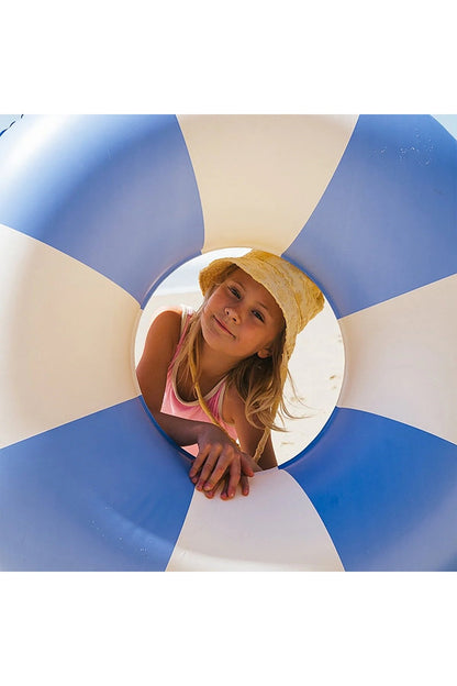 Sunnylife Mavi Çizgili Deniz Simidi