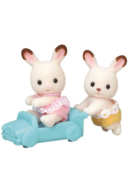 Sylvanian Families Çikolata Tavşan İkiz Bebekleri