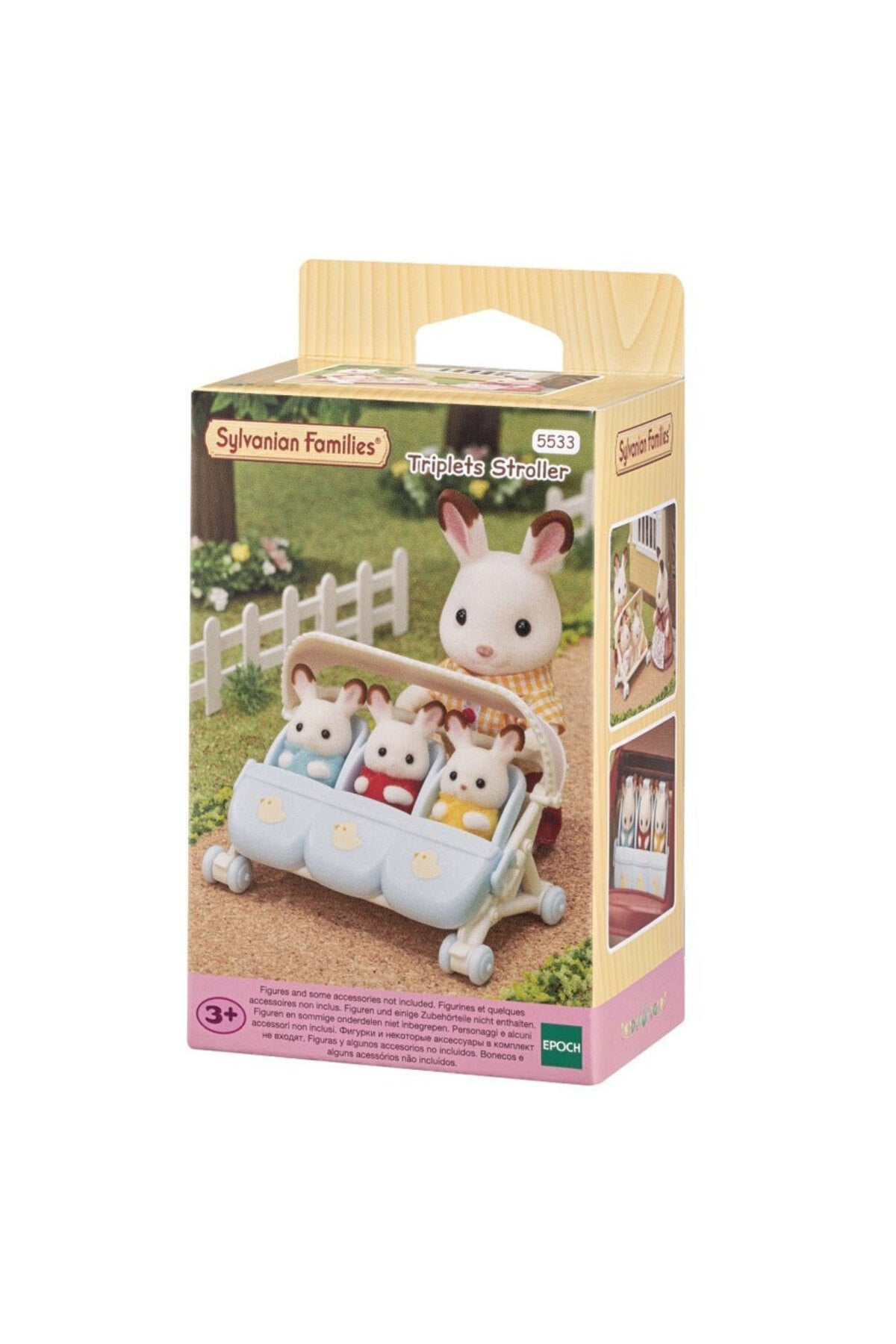 Sylvanian Families Üçüz Bebek Arabası