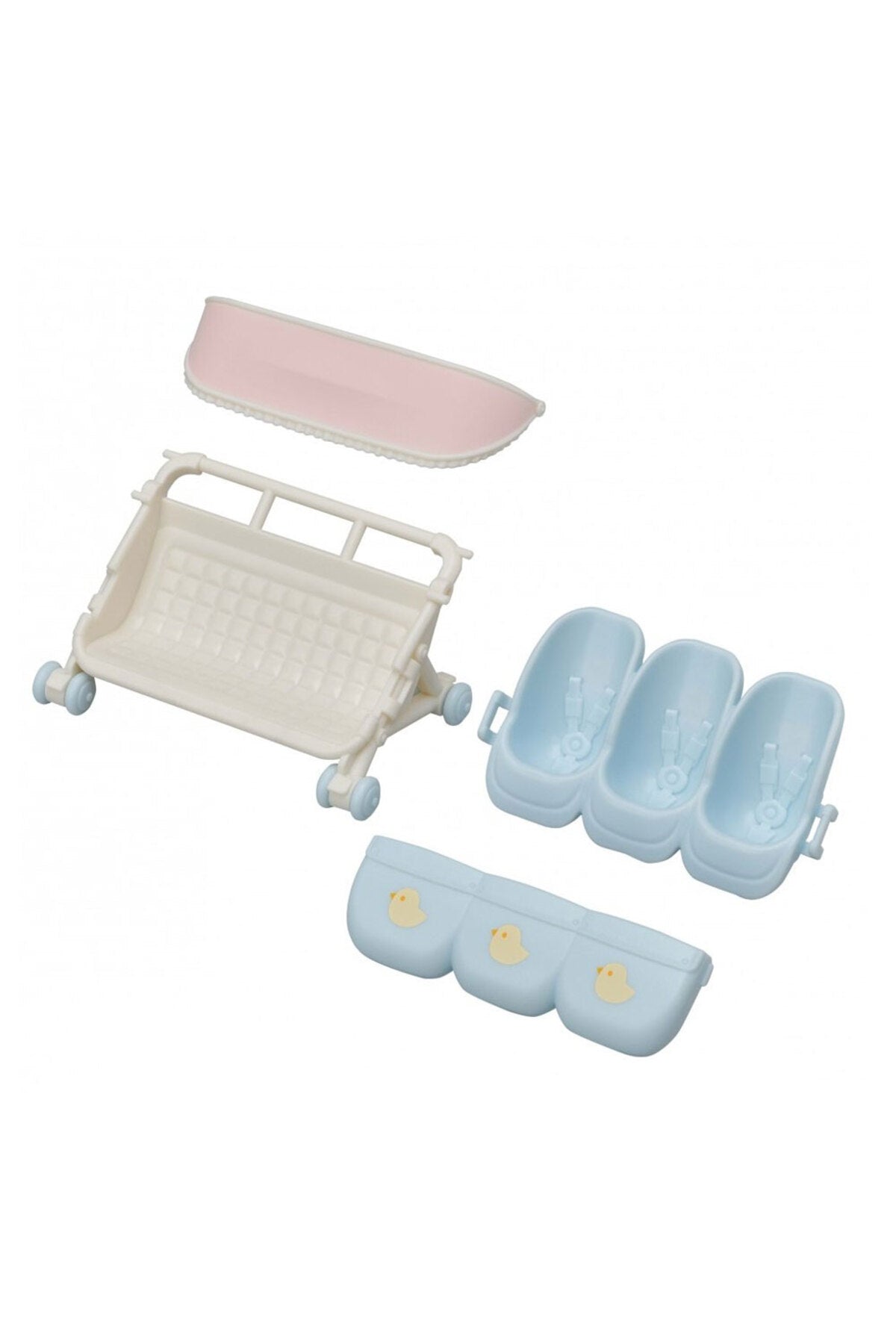 Sylvanian Families Üçüz Bebek Arabası