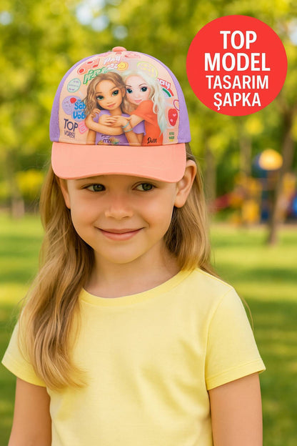 Top Model Baskılı Şapka Girl Power