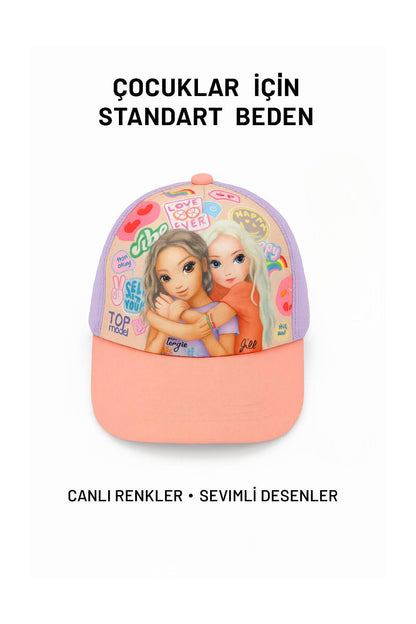 Top Model Baskılı Şapka Girl Power