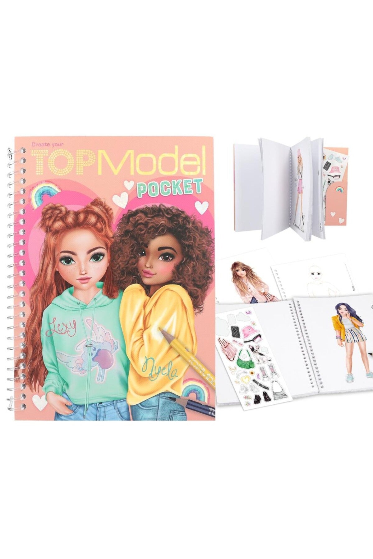 Top Model Boyama Kitabı Cep Boy