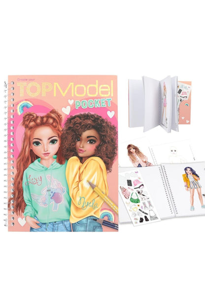 Top Model Boyama Kitabı Cep Boy