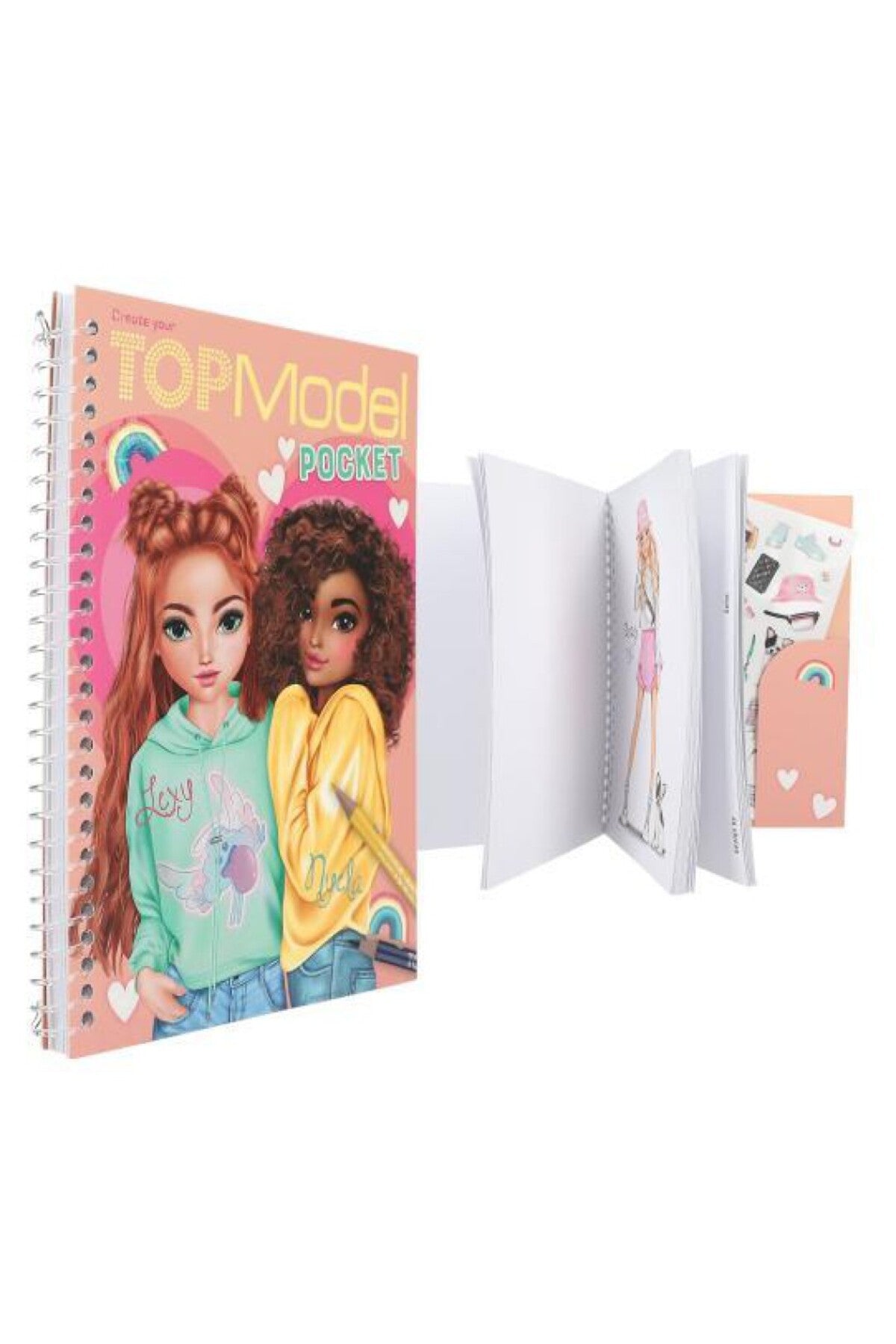 Top Model Boyama Kitabı Cep Boy