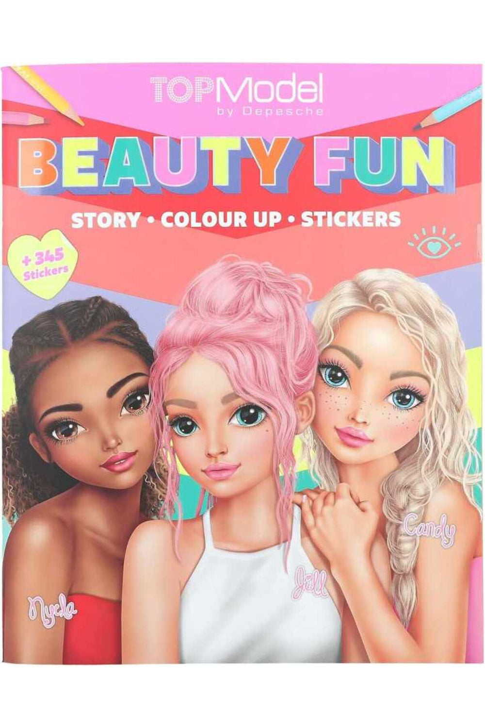 Top Model Güzellik ve Eğlence Boyama Kitabı