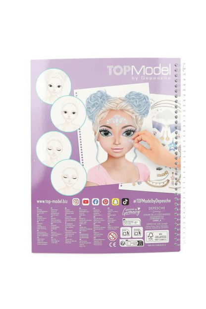 Top Model Makyaj Boyama Kitabı