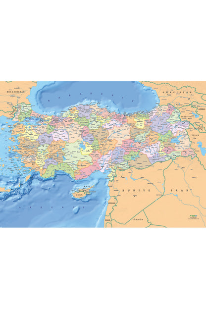 Türkiye Haritası Puzzle 300 Parça
