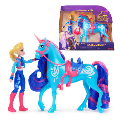 Unicorn Academy Isabel ve River Figürü