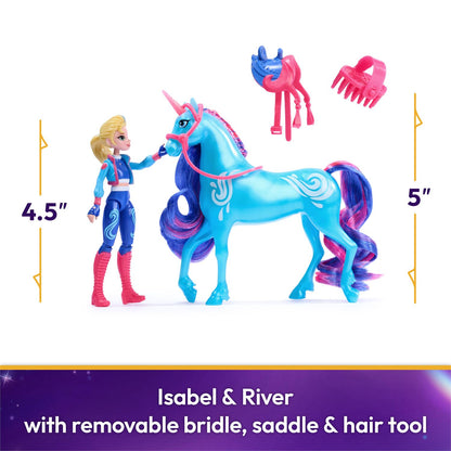 Unicorn Academy Isabel ve River Figürü