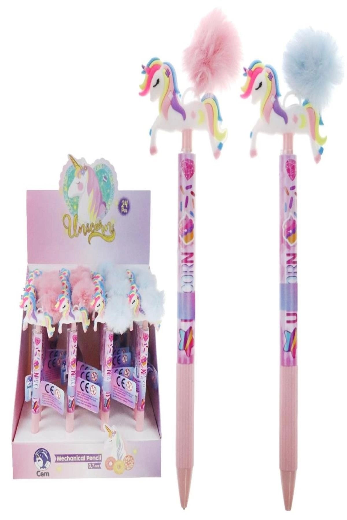 Unicorn Versatil Kalem Ponponlu