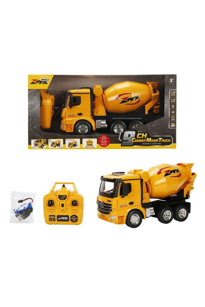Uzaktan Kumandalı Sesli Işıklı Beton Mikseri 1:18