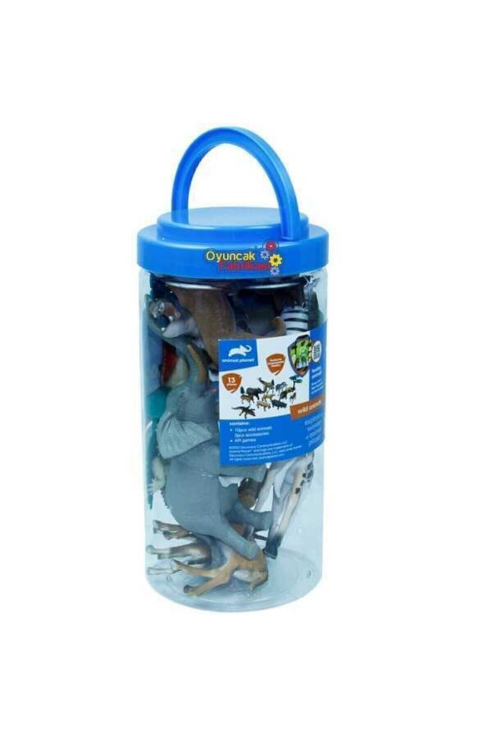 Vahşi Hayvan Seti Figürü 23 cm 13 Parça