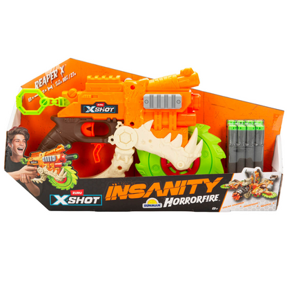 X Shot Insanity Reaper Sünger Dart Atıcı 8li