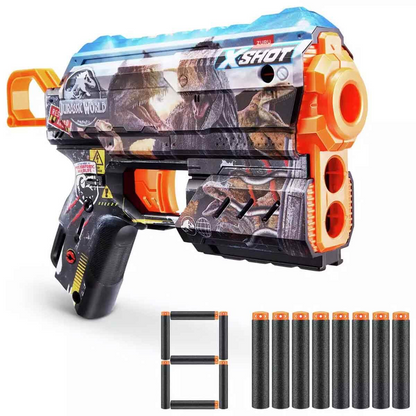 X Shot Skins Flux Jurassic World Dart Atıcı S1 8li