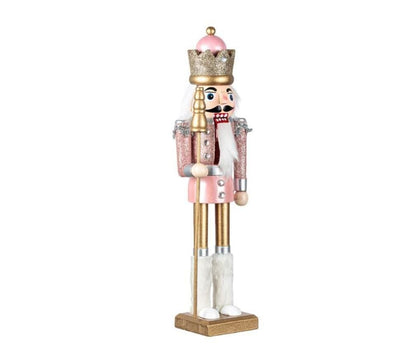 Yılbaşı Süsü Kurşun Asker Pembe Seri 38 cm