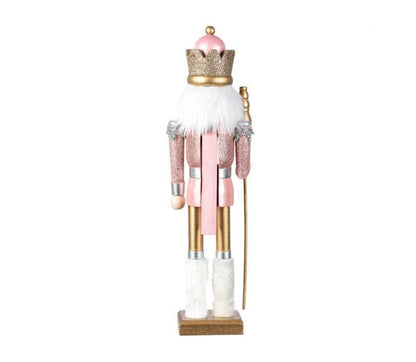 Yılbaşı Süsü Kurşun Asker Pembe Seri 38 cm