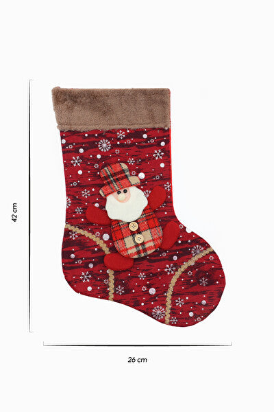 Yılbaşı Süsü Noel Profesör Çorap 42x26 cm