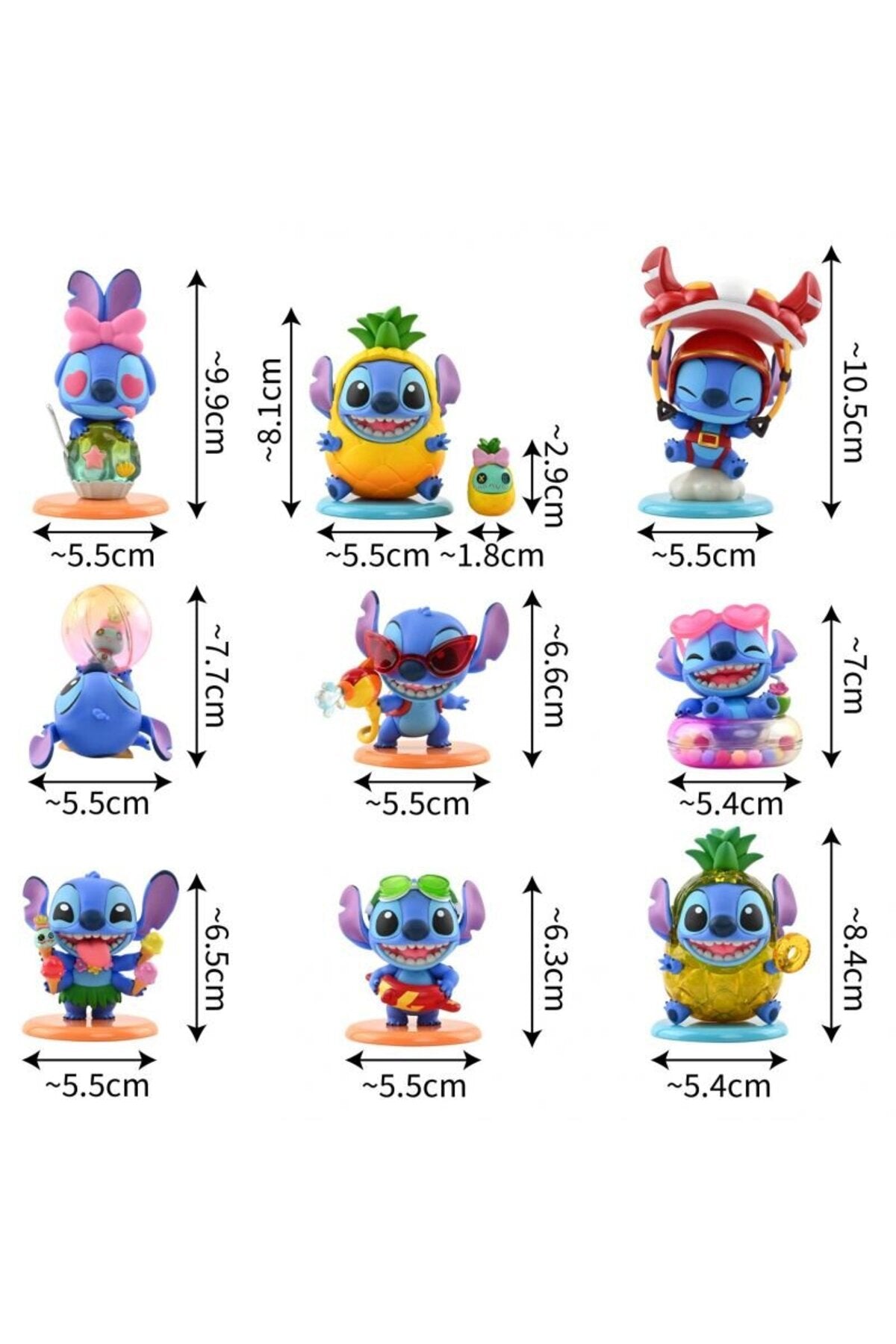 Yume Cosbi Stitch On Holiday Sürpriz Figür