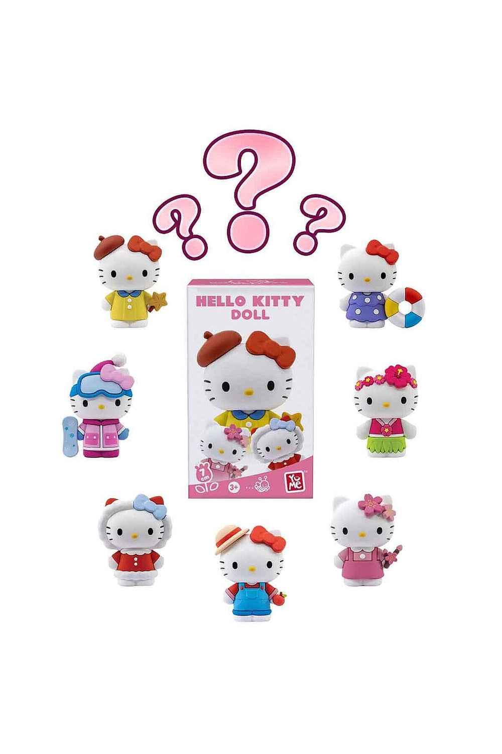 Yume Hello Kitty Doll Four Seasons Figür 7 cm